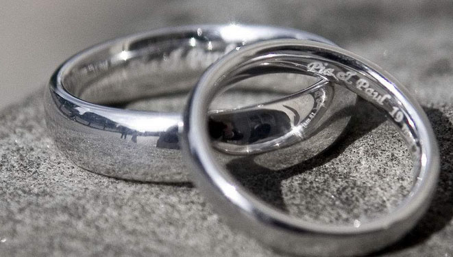 Engraved rings
