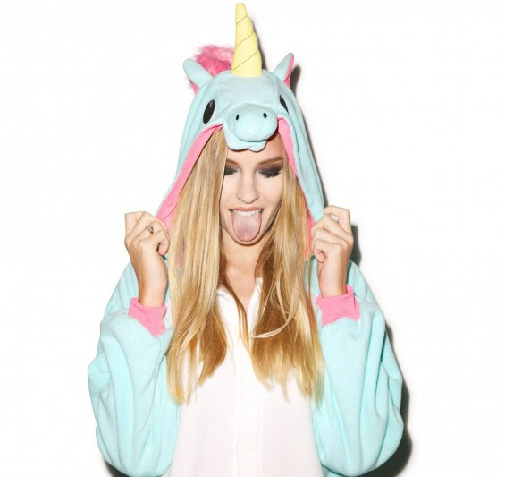 blue unicorn onesie cute