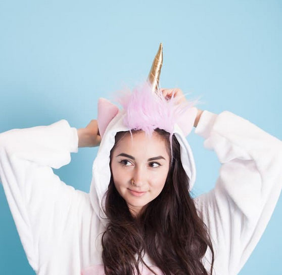 white unicorn onesie funny and sweet