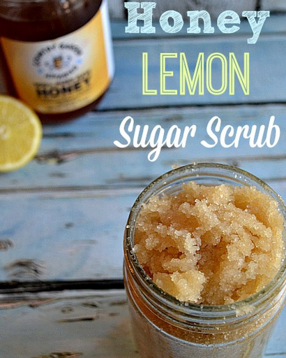 sugar-lemon scrub