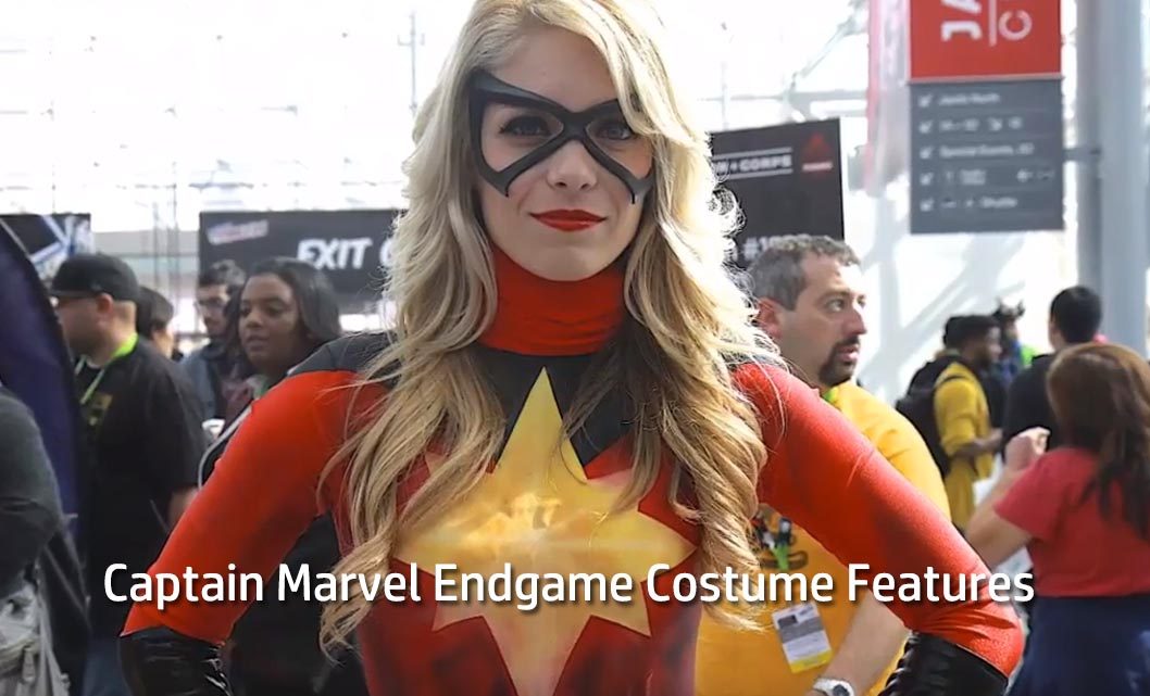 Captain Marvel Endgame Costume Features: The perfect combination of comics and movies